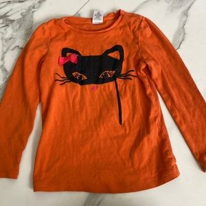 4T Halloween cat shirt